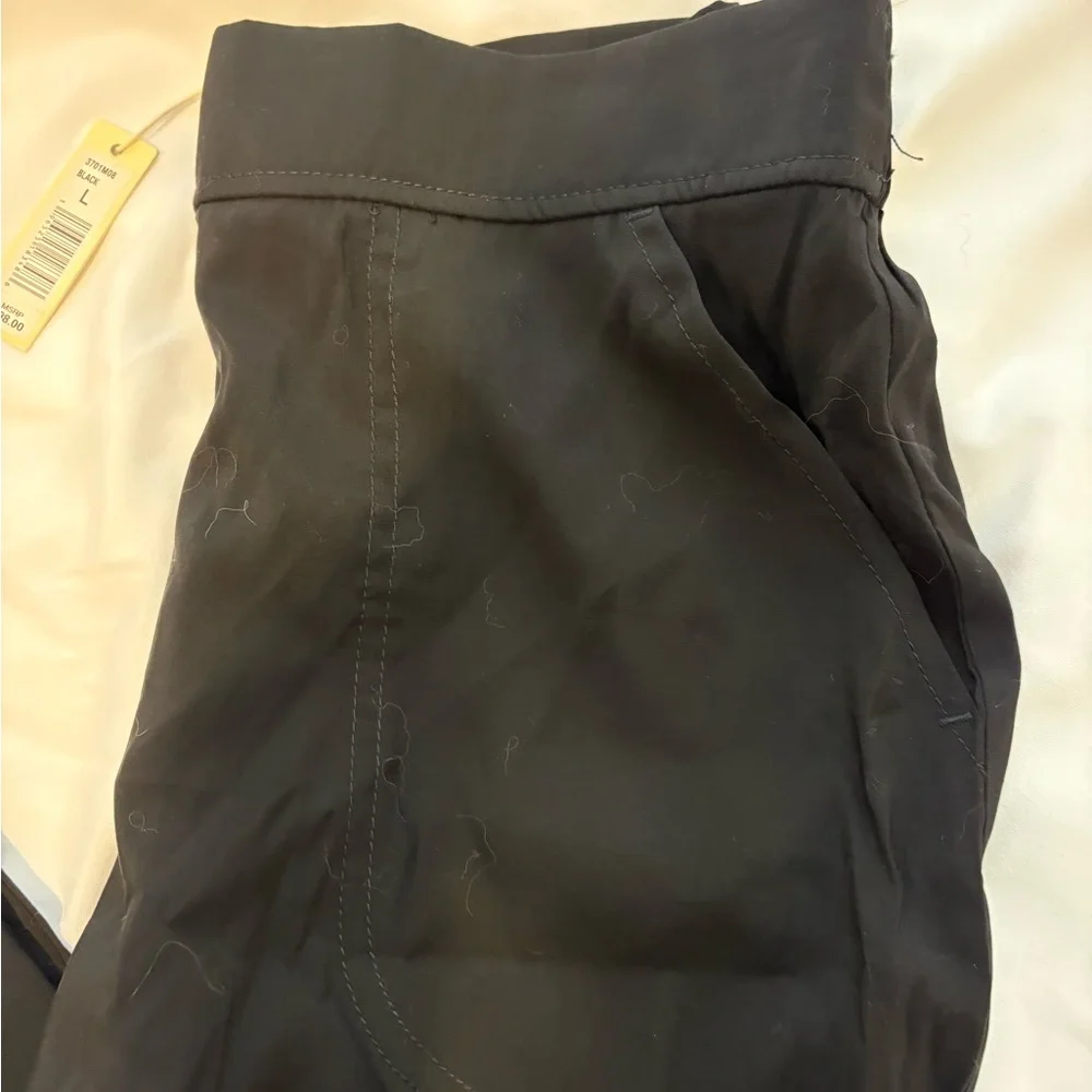 Max Studio Black Elastic Waist Pants - Picture 2 of 4